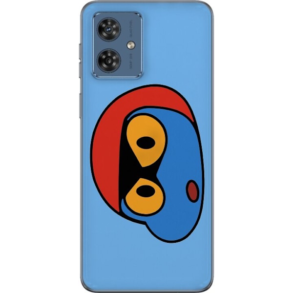 Motorola Moto G54 Genomskinligt Skal Bold Bot Head