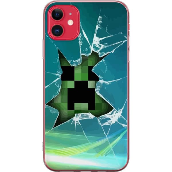 Kompatibelt Mobildeksel til Apple iPhone 11 MineCraft