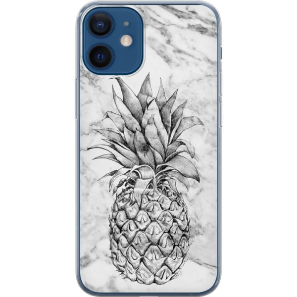 Apple iPhone 12  Gennemsigtig cover Ananas