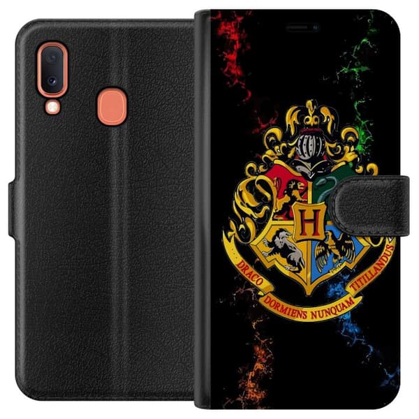 Kompatibelt Plånboksfodral till Samsung Galaxy A20e Harry Potter