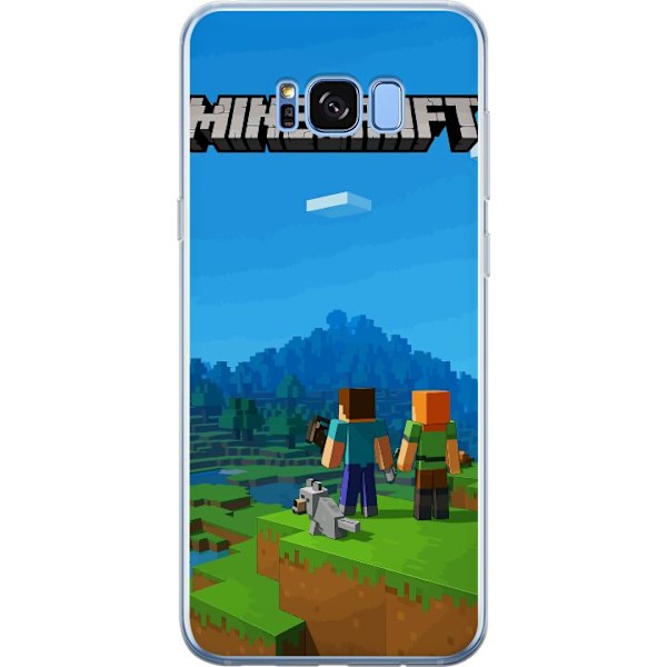 Samsung Galaxy S8+ Läpinäkyvä kuori Minecraft Key Art