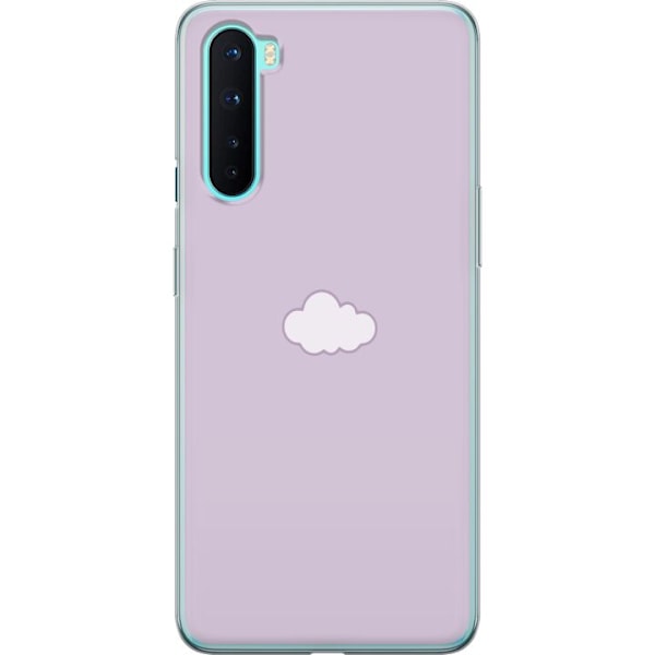 OnePlus Nord Genomskinligt Skal Lila Moln – minimalistiskt m