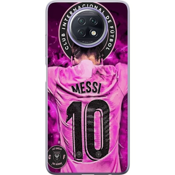 Xiaomi Redmi Note 9T Genomskinligt Skal Messi