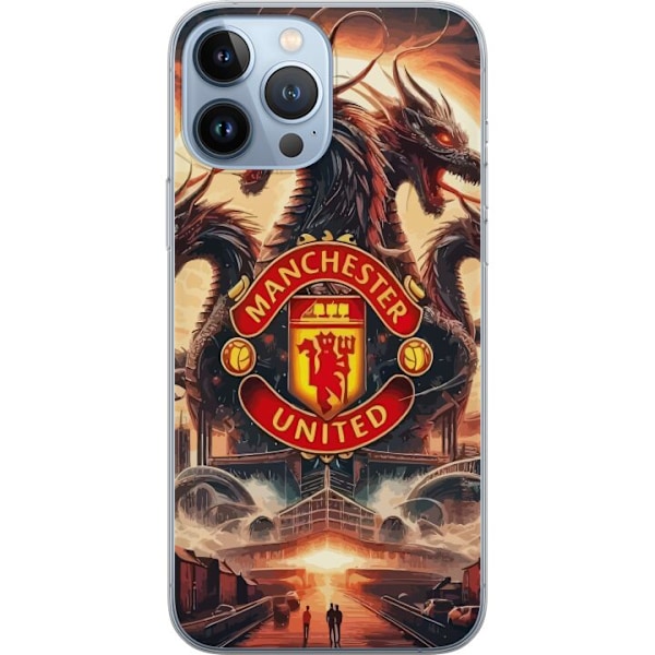 Apple iPhone 13 Pro Max Gennemsigtig cover Manchester United