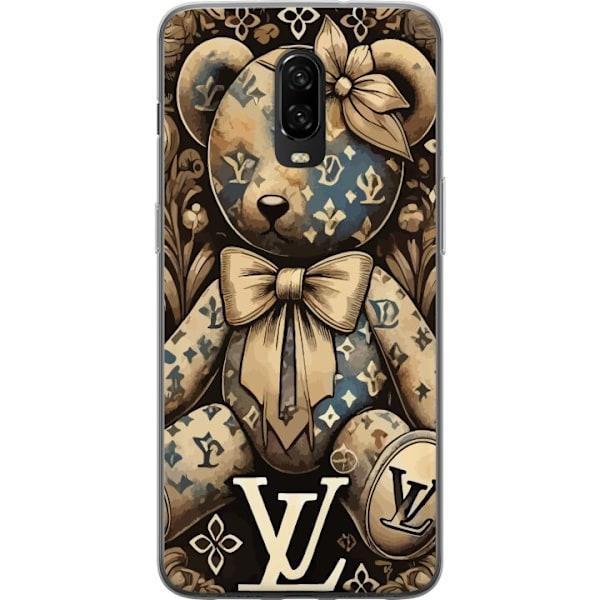 OnePlus 6T Läpinäkyvä kuori Teddy Vuitton