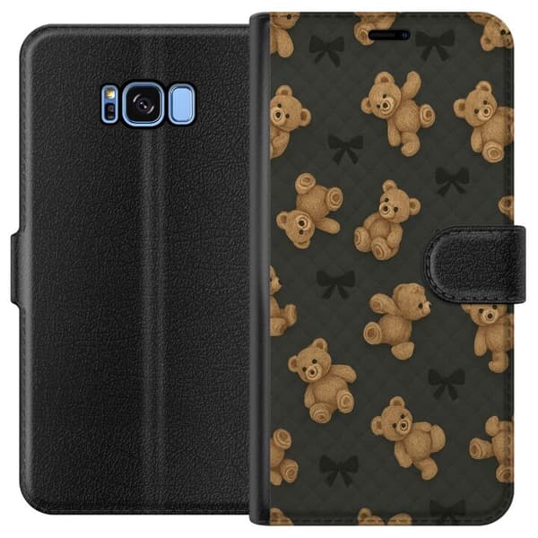 Kompatibelt Lommeboketui til Samsung Galaxy S8 Teddy Klemmer