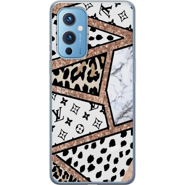 OnePlus 9 Gennemsigtig cover Luksuriøst Mønster