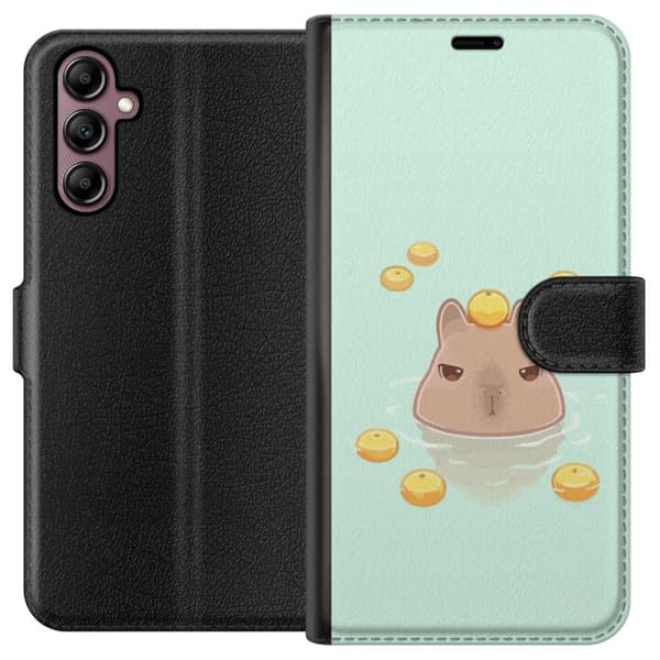 Kompatibelt Plånboksfodral till Samsung Galaxy A14 5G Capybara