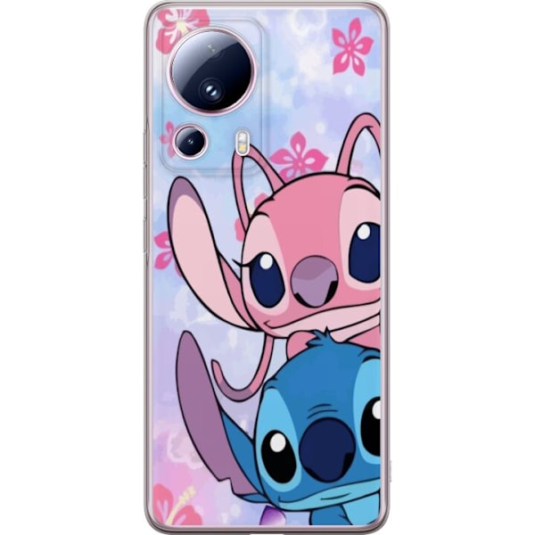 Xiaomi 13 Lite Gennemsigtig cover Stitch & Angel
