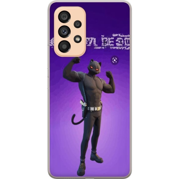 Samsung Galaxy A53 5G Gennemsigtig cover Fortnite - Meowscles