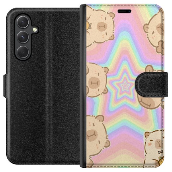 Samsung Galaxy A05s Plånboksfodral Kawaii Capybara Galaxy Sö