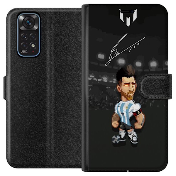 Xiaomi Redmi Note 11 Tegnebogsetui Messi