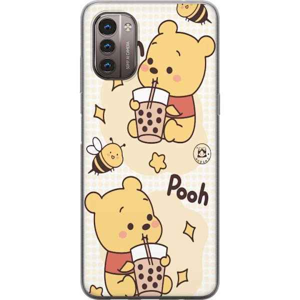Nokia G21 Genomskinligt Skal Nalle Pooh Style – klassiskt björnmotiv i ny tolkning