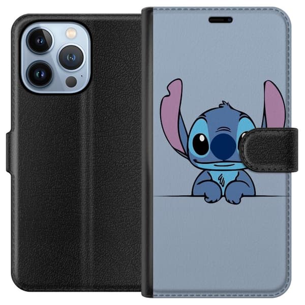 Kompatibelt Plånboksfodral till Apple iPhone 13 Pro Lilo & Stitch