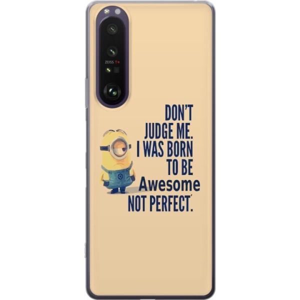 Sony Xperia 1 III Gennemsigtig cover Minions