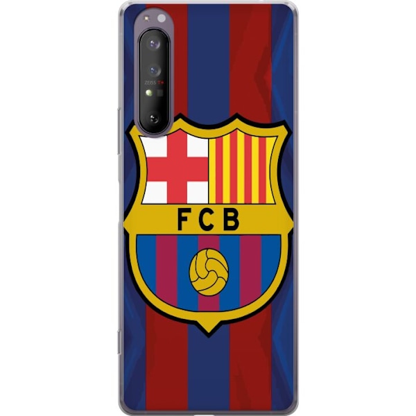 Sony Xperia 1 II Läpinäkyvä kuori FCB Barcelona