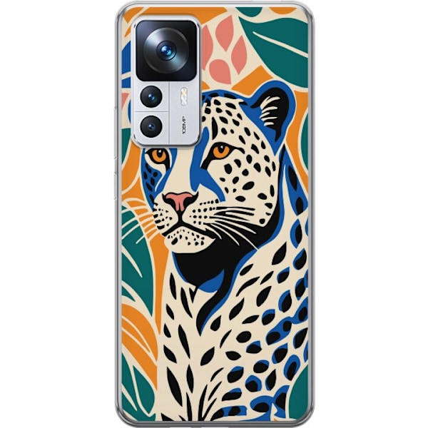 Xiaomi 12T Gennemsigtig cover Majestætiske Leopard