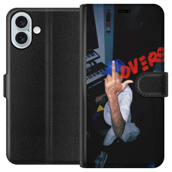 Apple iPhone 16 Plus Tegnebogsetui Kærlighed Mystik Design Romantisk Motiv Populært Grafisk Mønster Mode Stil