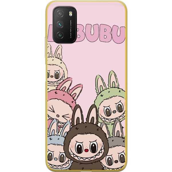 Xiaomi Poco M3  Gennemsigtig cover Labubu Classics