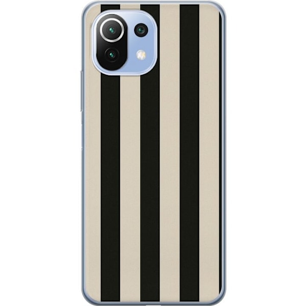 Xiaomi Mi 11 Lite Genomskinligt Skal Line Flow