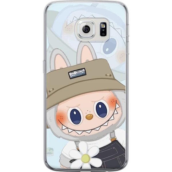 Samsung Galaxy S6 edge Gjennomsiktig deksel Labubu med hatt -