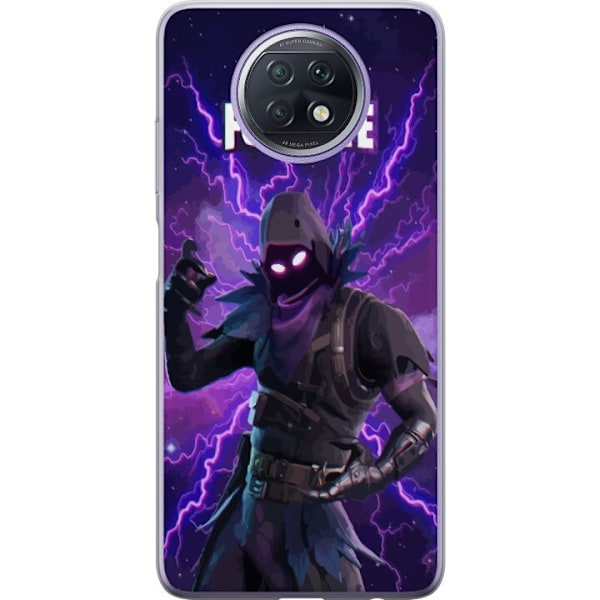 Xiaomi Redmi Note 9T Gennemsigtig cover Fortnite Raven