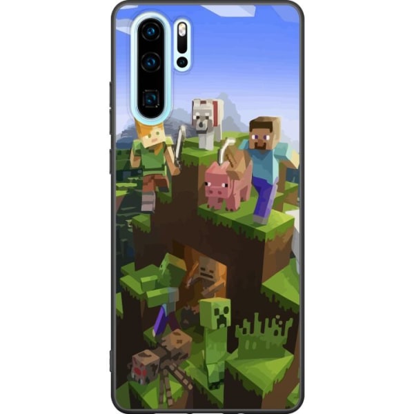 Huawei P30 Pro Svart Skal MineCraft