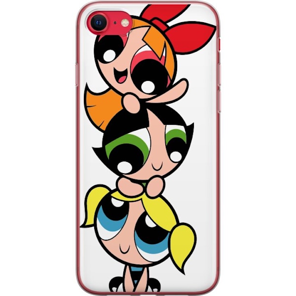 Apple iPhone 16e Genomskinligt Skal Powerpuffpinglorna