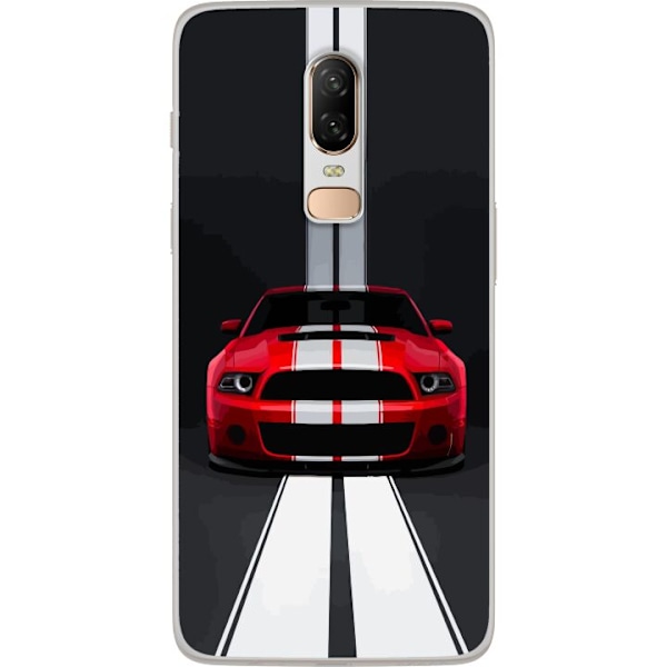 OnePlus 6 Läpinäkyvä kuori Urheiluauto