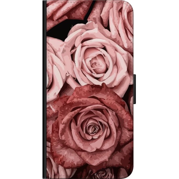 Samsung Galaxy J6+ Lompakkokotelo Ruusut