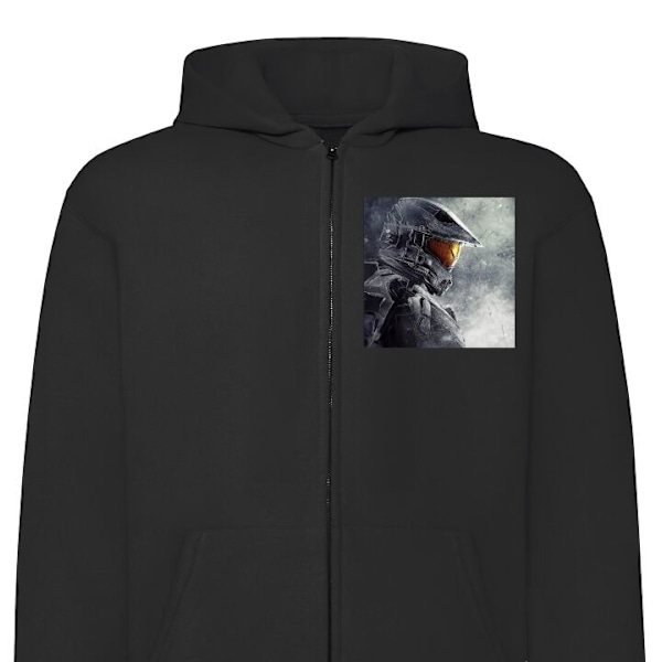 Zip-Hoodie | Huvtröja med Dragkedja för Vuxna Fortnite - Mas svart M