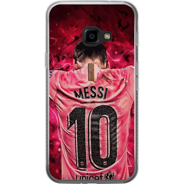 Samsung Galaxy Xcover 4 Läpinäkyvä kuori Messi Jalkapallo Barcelona Argentiina Motivoiva Legendaarinen Pelaaja FC Barcelona Numero 10 Urheilu Jalka