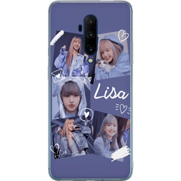 OnePlus 7T Pro Genomskinligt Skal Lisa Blackpink – Aesthetic K-pop Queen