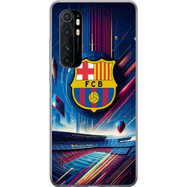 Xiaomi Mi Note 10 Lite Läpinäkyvä kuori FC Barcelona