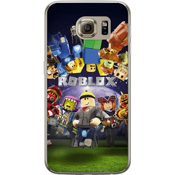 Samsung Galaxy S6 Gennemsigtig cover Roblox Verden - Gaming Ev