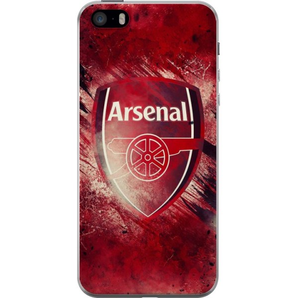 Apple iPhone 5s Gennemsigtig cover Arsenal Fodbold