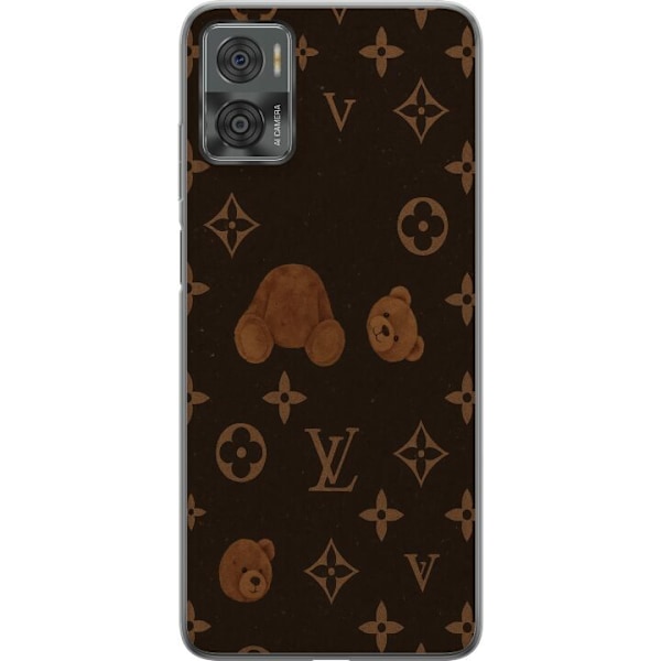 Motorola Moto E22i Läpinäkyvä kuori Plush Luxe