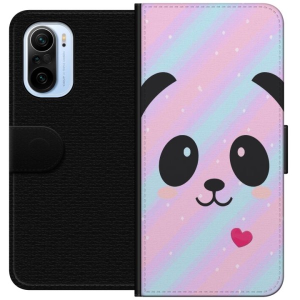 Xiaomi Mi 11i Plånboksfodral Regnbåge Panda