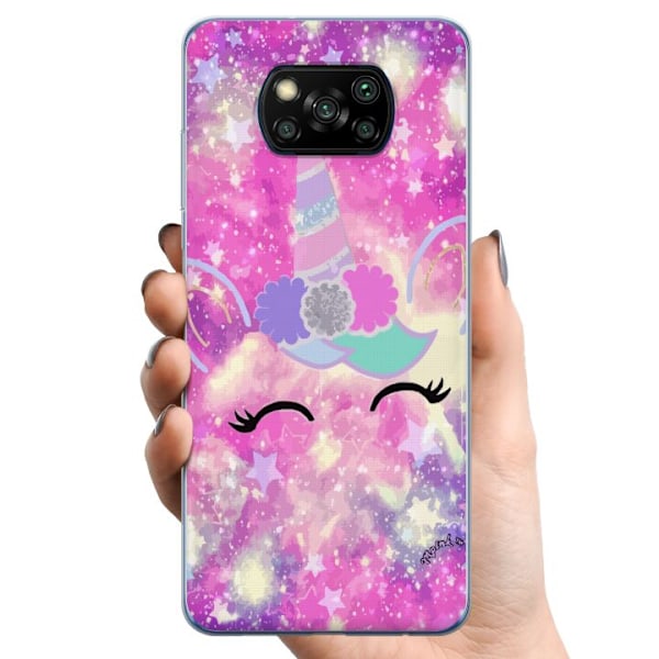 Xiaomi Poco X3 NFC TPU Matkapuhelimen kuori Unikorni