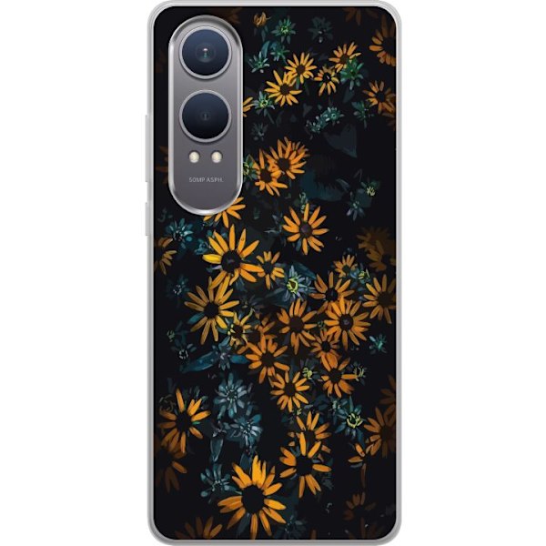 OnePlus Nord CE4 Lite Gennemsigtig cover Blomster