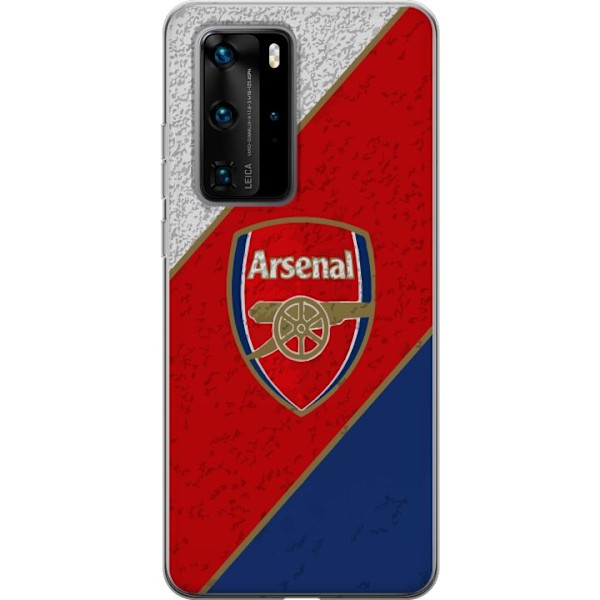 Huawei P40 Pro Läpinäkyvä kuori Arsenal