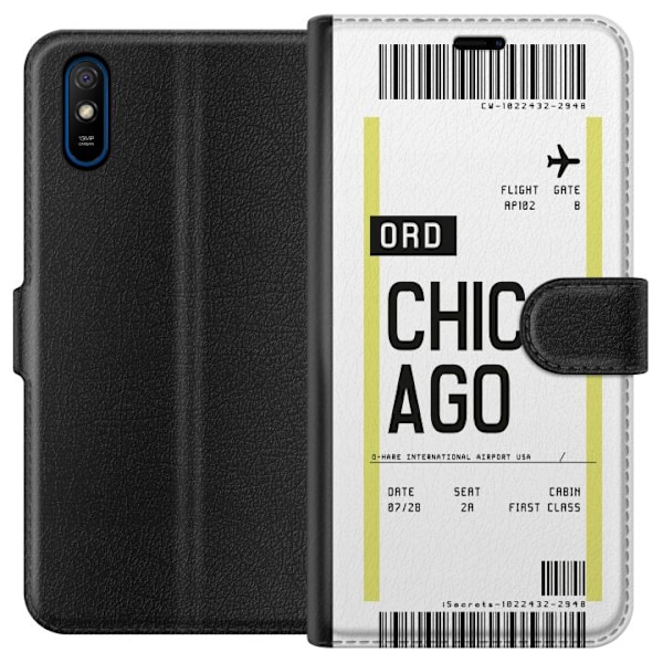 Xiaomi Redmi 9A Lommeboketui Chicago