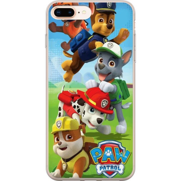 Apple iPhone 8 Plus Gennemsigtig cover Paw Patrol