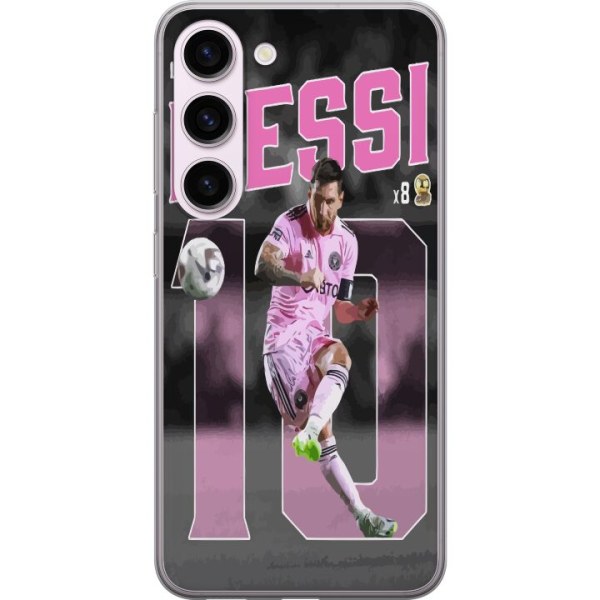 Samsung Galaxy S23 Läpinäkyvä kuori Lionel Messi