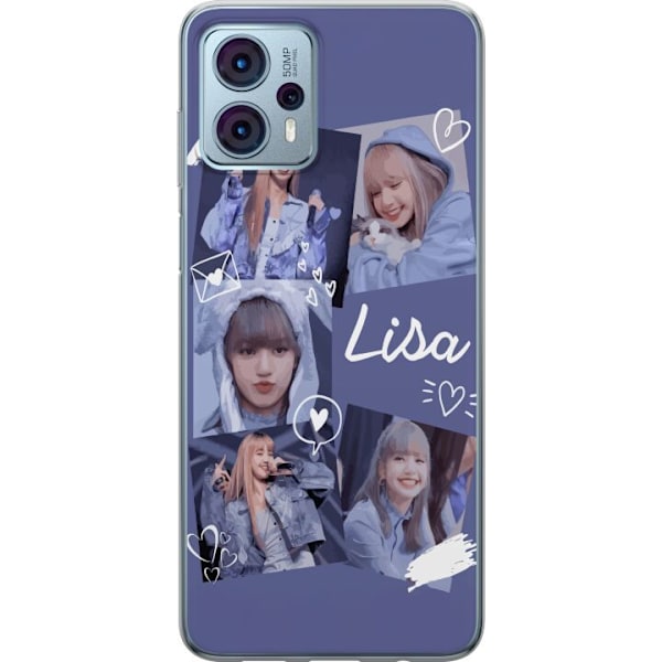 Motorola Moto G23 Läpinäkyvä kuori Lisa Blackpink – Aesth