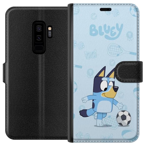 Kompatibel Tegnebogsetui til Samsung Galaxy S9+ Bluey