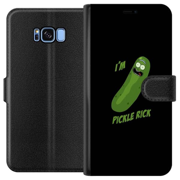 Kompatibelt Plånboksfodral till Samsung Galaxy S8 I'm Pickle Rick