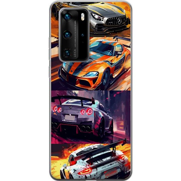 Huawei P40 Pro Gjennomsiktig deksel Rallyfeber - intensivt mot