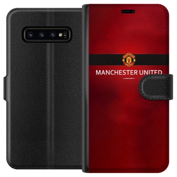 Samsung Galaxy S10 Lompakkokotelo Manchester United