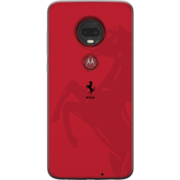 Motorola Moto G7 Plus Gennemsigtig cover Ferrari